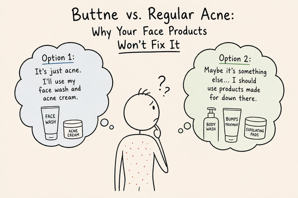 Buttne vs. Regular Acne: Why Your Face Products Won’t Fix It